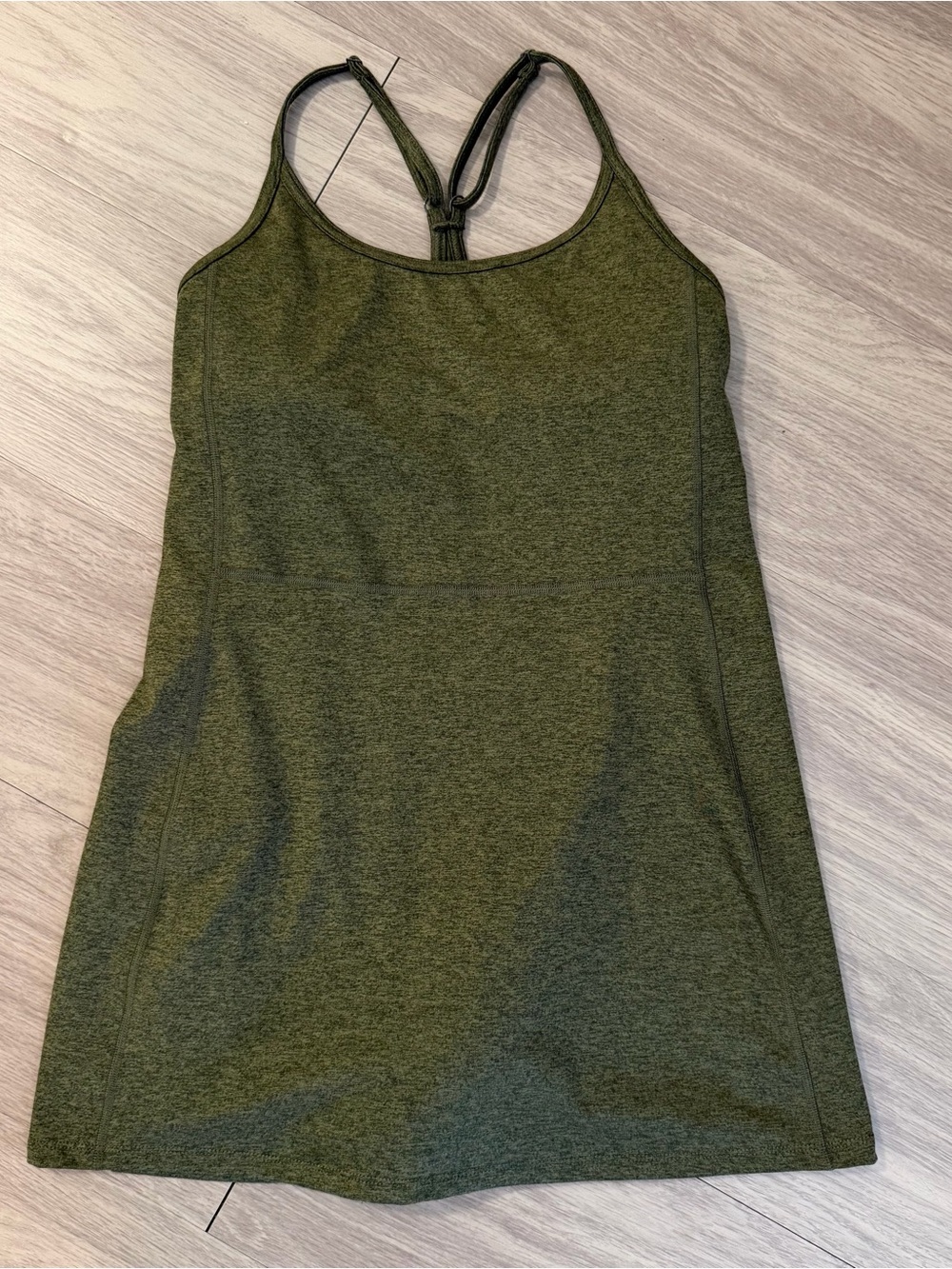 Old Navy CloudComfy Olive Green Exercise Dress | Women’s Medium Petite